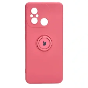 Hurtownia GSM - Etui Bizon Case Silicone Ring Sq do Xiaomi Redmi 12C špinavě růžové - BIZ2412 - {ean13} - Hurt