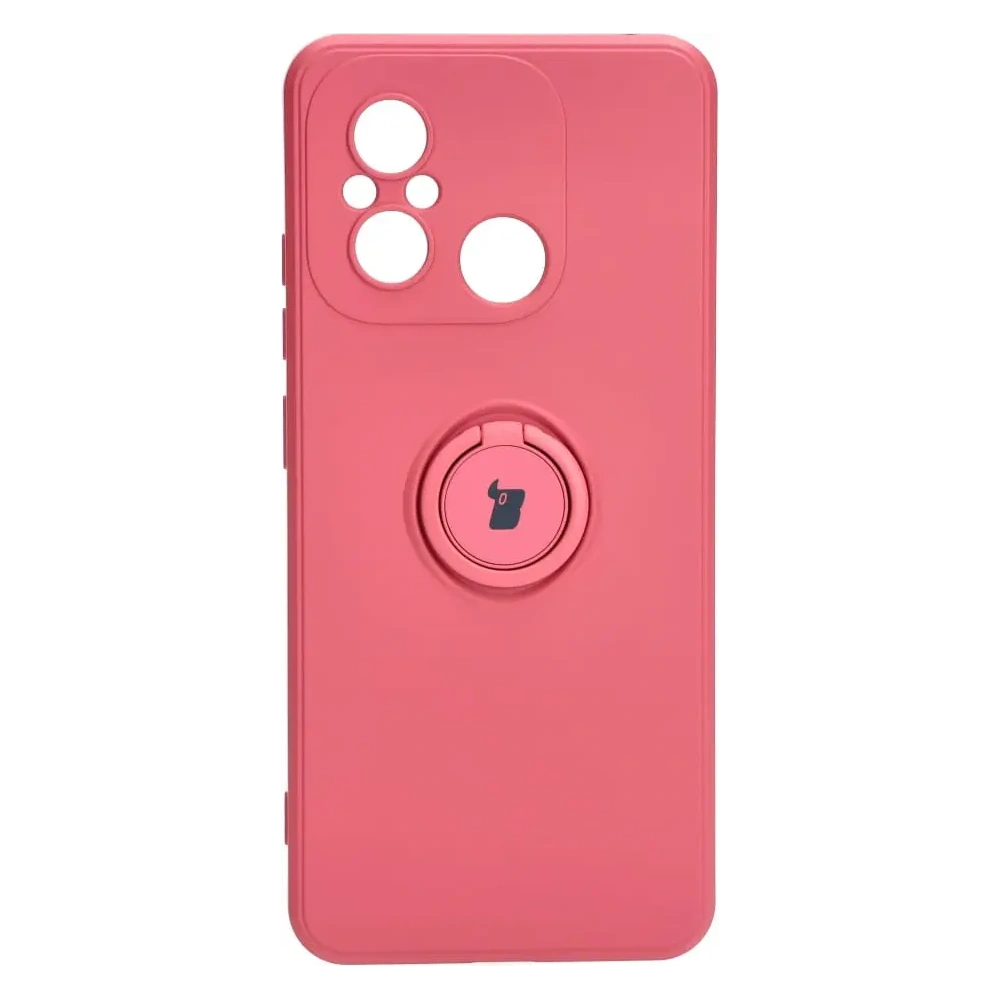Hurtownia GSM - Bizon Case Silicone Ring Sq Xiaomi Redmi 12C roz murdar - BIZ2412 - {ean13} - Hurt