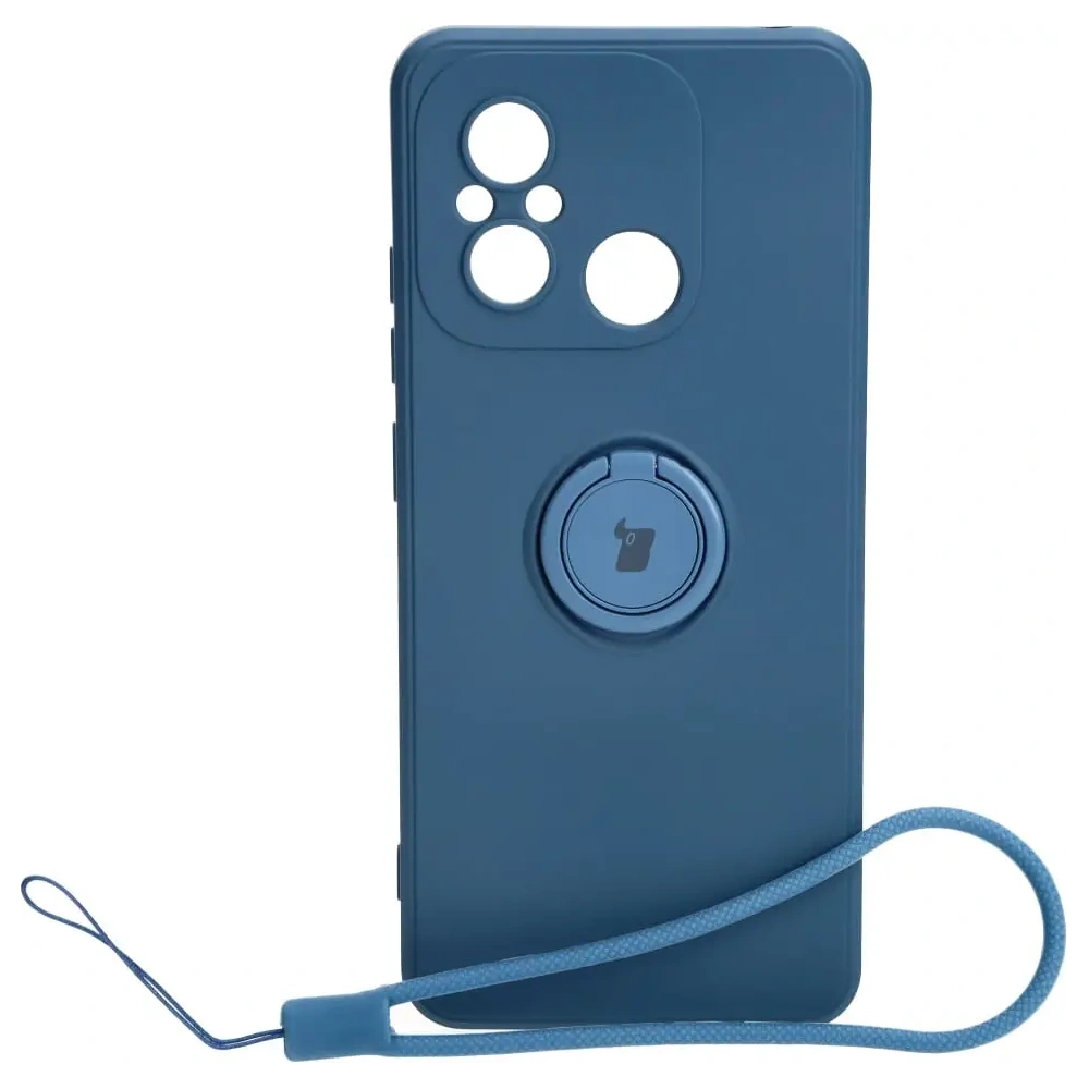 Wholesale Bizon Case Silicone Ring Sq Xiaomi Redmi 12C navy blue - BIZ2413 - {ean13} - Hurt