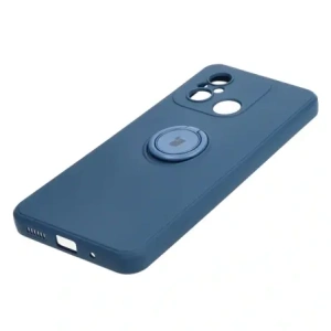 Hurtownia GSM - Bizon Case Silicone Ring Sq Xiaomi Redmi 12C albastru închis - BIZ2413 - {ean13} - Hurt