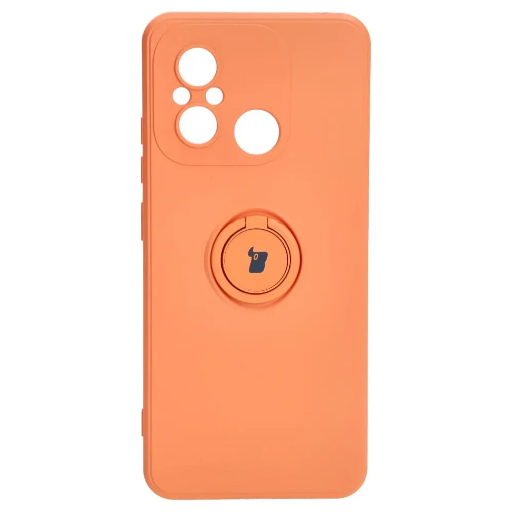 Hurtownia GSM - Caz Bizon Inel din Silicon Sq Xiaomi Redmi 12C portocaliu - BIZ2414 - {ean13} - Hurt