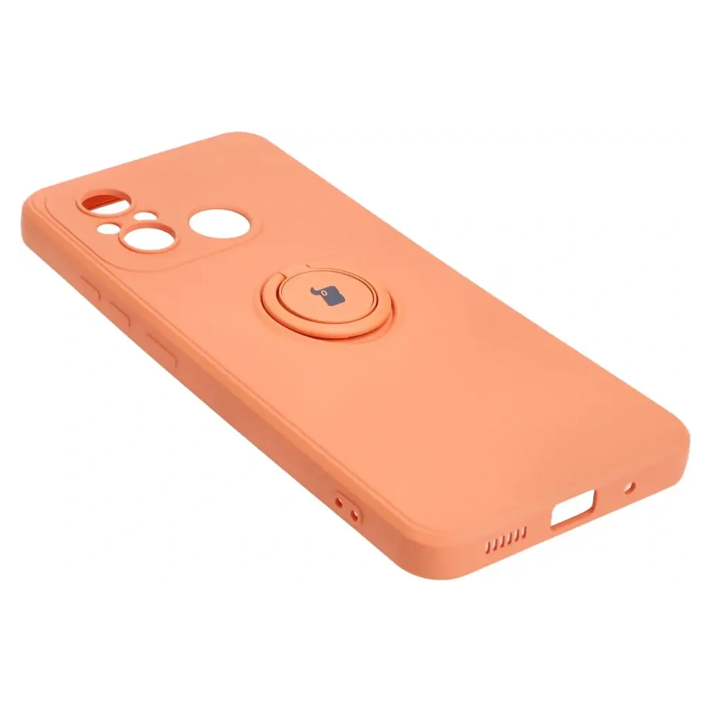 Hurtownia GSM - Caz Bizon Inel din Silicon Sq Xiaomi Redmi 12C portocaliu - BIZ2414 - {ean13} - Hurt