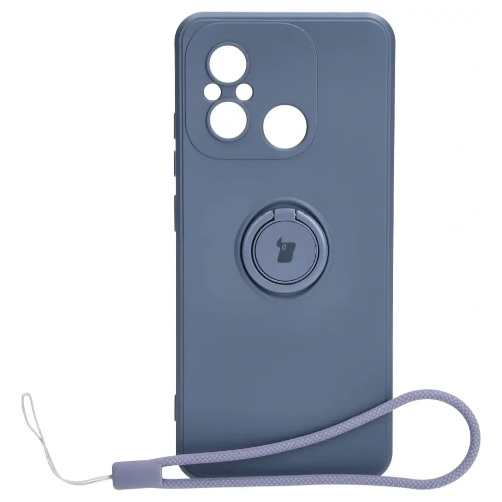 Hurtownia GSM - Bizon Case Inel din Silicon Sq Xiaomi Redmi 12C gri - BIZ2416 - {ean13} - Hurt