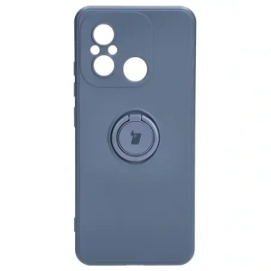 Hurtownia GSM - Etui Bizon Case Silicone Ring Sq do Xiaomi Redmi 12C šedé - BIZ2416 - {ean13} - Hurt