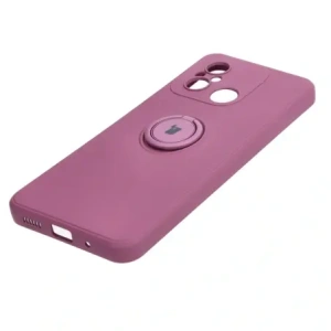 Hurtownia GSM - Bizon Case Silicone Ring Sq Xiaomi Redmi 12C violet închis - BIZ2417 - {ean13} - Hurt