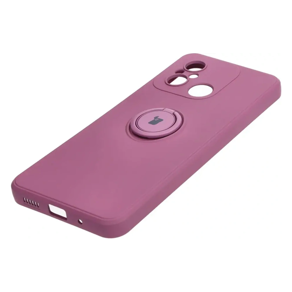 Hurtownia GSM - Bizon Case Silicone Ring Sq Xiaomi Redmi 12C violet închis - BIZ2417 - {ean13} - Hurt