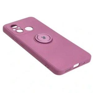 Hurtownia GSM - Bizon Case Silicone Ring Sq Xiaomi Redmi 12C violet închis - BIZ2417 - {ean13} - Hurt