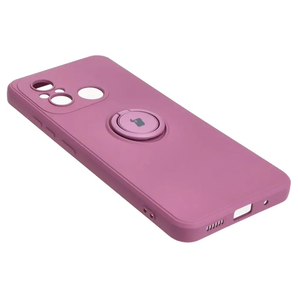Hurtownia GSM - Bizon Case Silicone Ring Sq Xiaomi Redmi 12C violet închis - BIZ2417 - {ean13} - Hurt