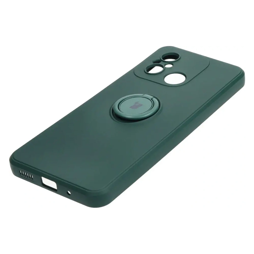 Hurtownia GSM - Bizon Case Szilikon Gyűrű Sq Xiaomi Redmi 12C sötétzöld - BIZ2418 - {ean13} - Hurt