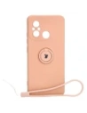 Hurtownia GSM - Bizon Case Szilikon Gyűrű Sq Xiaomi Redmi 12C világos rózsaszín - BIZ2419 - {ean13} - Hurt