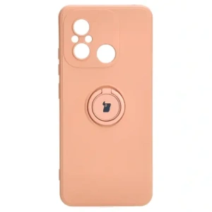 Hurtownia GSM - Bizon Case Silicone Ring Sq Xiaomi Redmi 12C roz deschis - BIZ2419 - {ean13} - Hurt