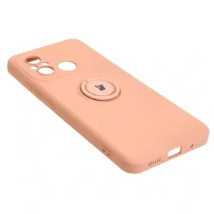 Hurtownia GSM - Bizon Case Silicone Ring Sq Xiaomi Redmi 12C roz deschis - BIZ2419 - {ean13} - Hurt