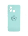 Hurtownia GSM - Bizon Case Inel din Silicon Sq Xiaomi Redmi 12C turcoaz - BIZ2421 - {ean13} - Hurt