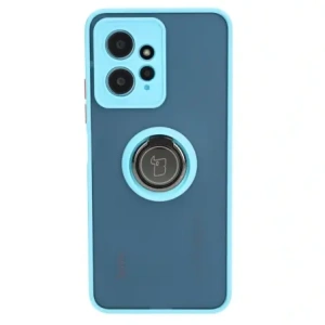 Hurtownia GSM - Bizon Case Hybrid Gyűrű Xiaomi Redmi Note 12 4G füstös, világoskék kerettel - BIZ2422 - {ean13} - Hurt