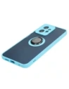 Hurtownia GSM - Bizon Case Hybrid Ring Xiaomi Redmi Note 12 4G fumuriu cu un cadru de culoare albastră deschisă - BIZ2422 - {ean13} - Hurt