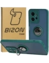 Wholesale Bizon Case Hybrid Ring Xiaomi Redmi Note 12 4G smoky with a dark green frame - BIZ2423 - {ean13} - Hurt