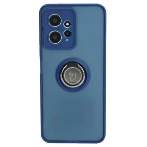 Wholesale Bizon Case Hybrid Ring Xiaomi Redmi Note 12 4G smoky with a navy blue frame - BIZ2424 - {ean13} - Hurt