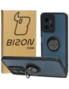 Bizon Case Hybrid Ring Xiaomi Redmi Note 12 4G füstös fekete kerettel