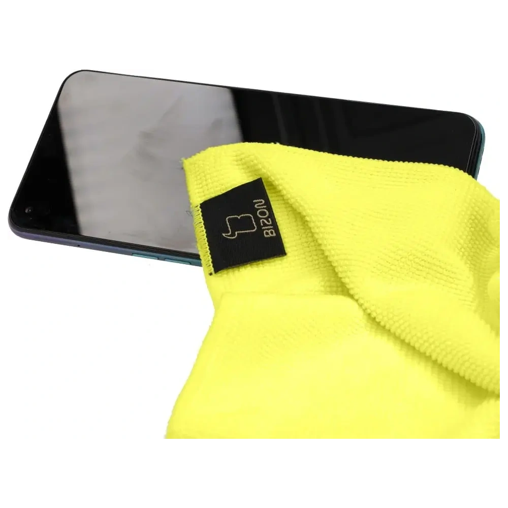 Hurtownia GSM - Sada mikrovláknových utěrek Bizon Wipe Trio 35 x 35 cm 3 kusy žluté - BIZ2427 - {ean13} - Hurt