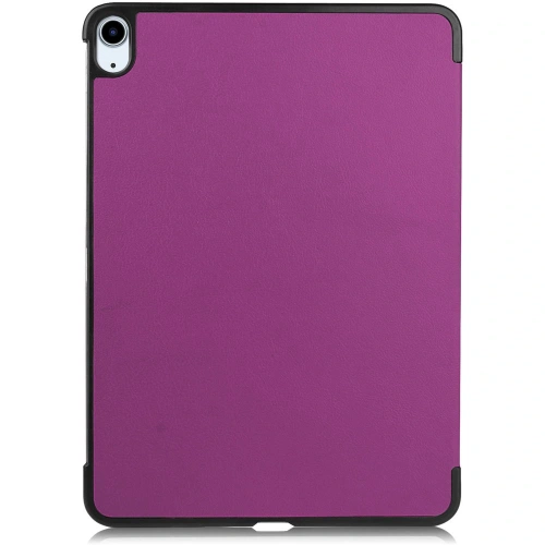 Etui Bizon Case Tab Croc do Apple iPad Air 6 / Air 5 / Air 4 ciemnofioletowe