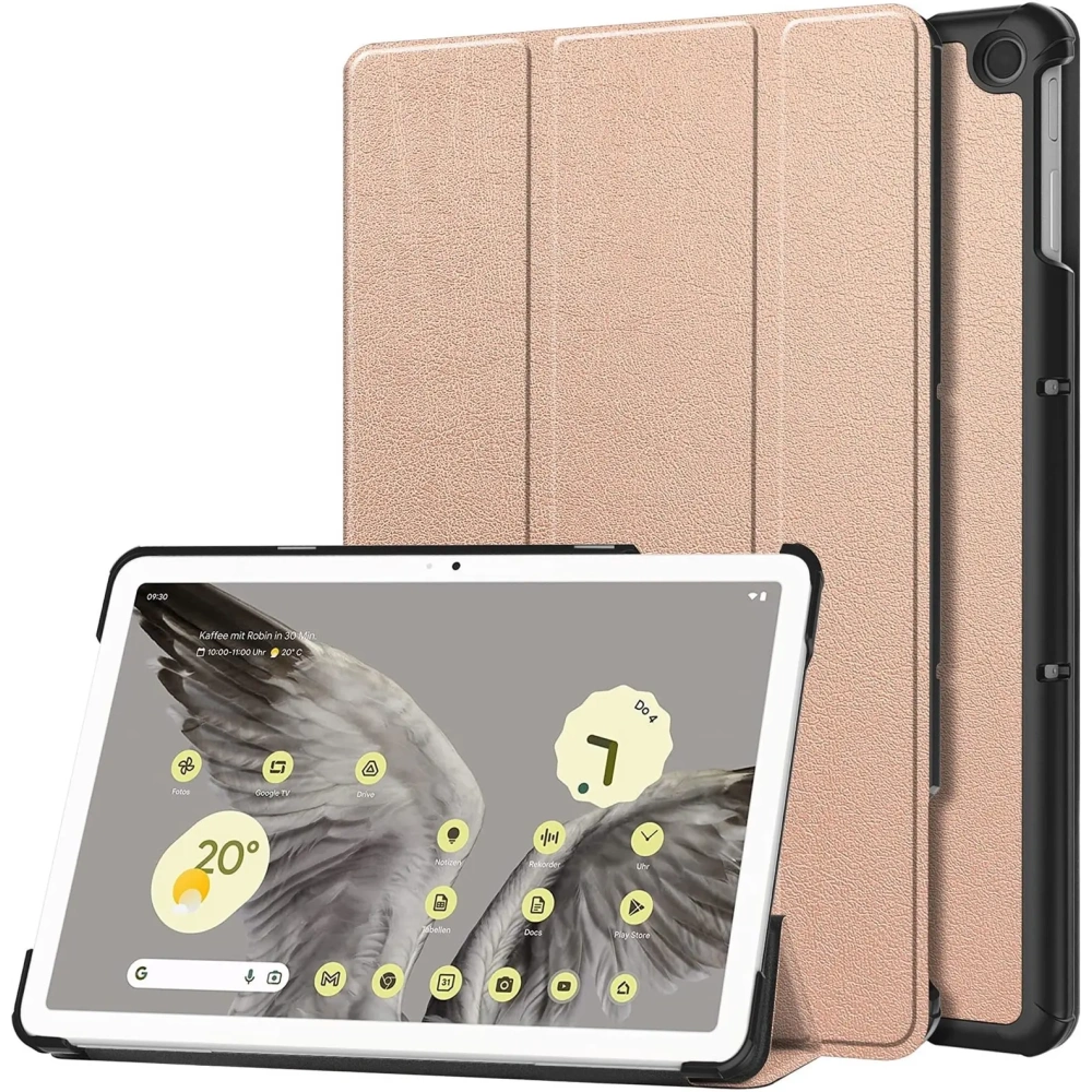 Hurtownia GSM - Etui Bizon Case Tab Croc do Google Pixel Tablet růžovo-zlaté - BIZ2436 - {ean13} - Hurt