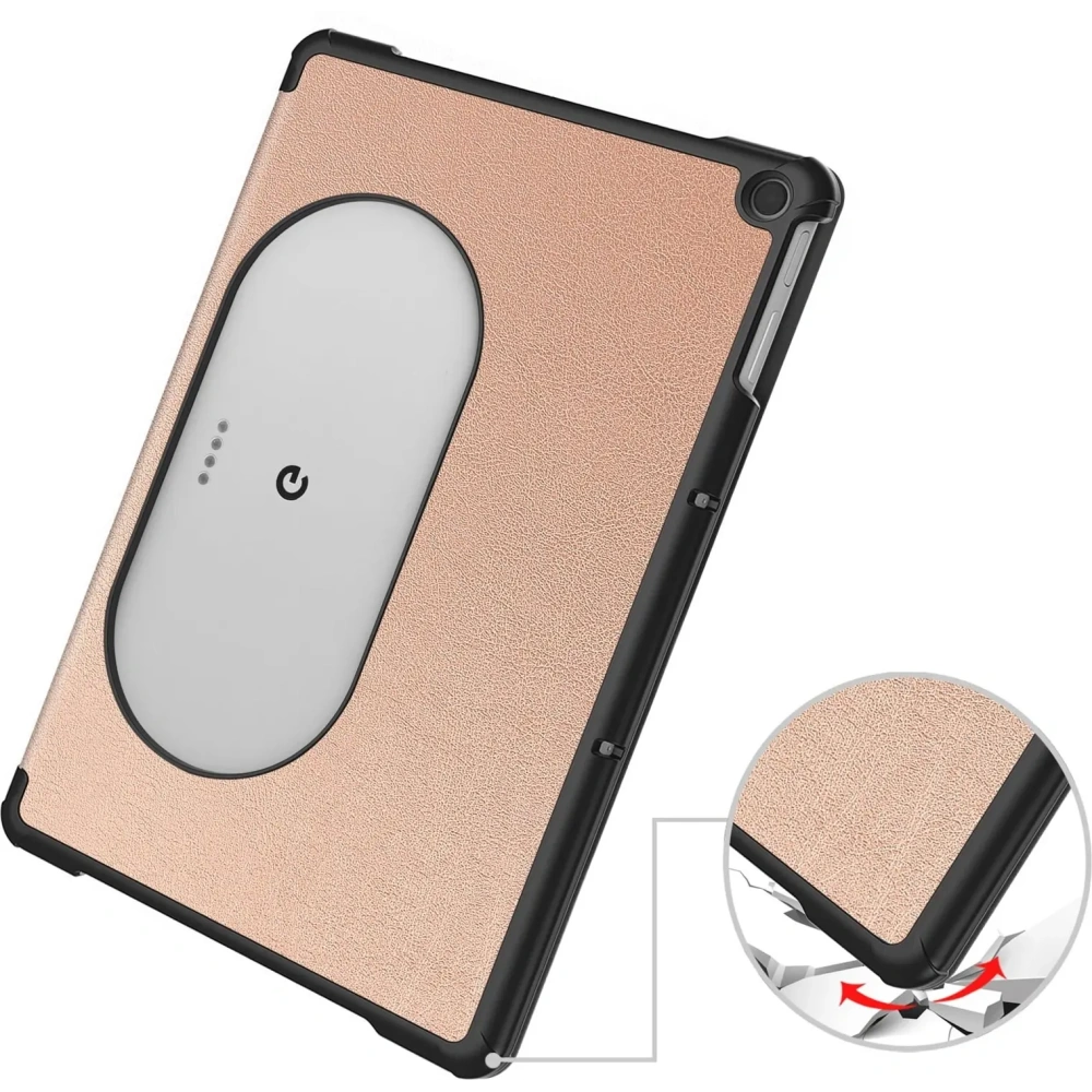 Hurtownia GSM - Etui Bizon Case Tab Croc do Google Pixel Tablet růžovo-zlaté - BIZ2436 - {ean13} - Hurt