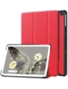 Etui Bizon Case Tab Croc do Google Pixel Tablet červené