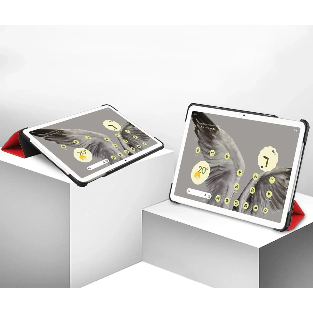 Hurtownia GSM - Etui Bizon Case Tab Croc do Google Pixel Tablet červené - BIZ2438 - {ean13} - Hurt