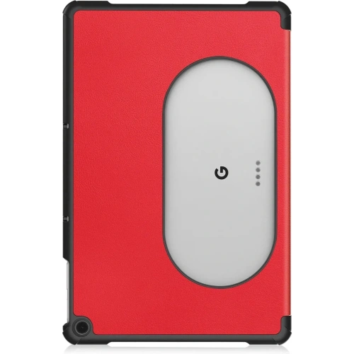 Etui Bizon Case Tab Croc do Google Pixel Tablet czerwone