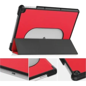 Hurtownia GSM - Etui Bizon Case Tab Croc do Google Pixel Tablet červené - BIZ2438 - {ean13} - Hurt