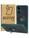 Bizon Case Hybrid Ring Oppo A98 5G smoky with a dark green frame