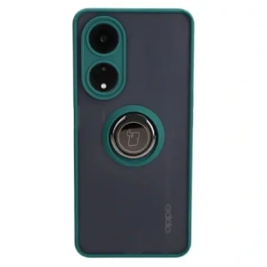 Wholesale Bizon Case Hybrid Ring Oppo A98 5G smoky with a dark green frame - BIZ2443 - {ean13} - Hurt