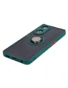 Wholesale Bizon Case Hybrid Ring Oppo A98 5G smoky with a dark green frame - BIZ2443 - {ean13} - Hurt
