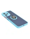 Hurtownia GSM - Bizon Case Hybrid Ring Xiaomi Redmi 12 füstös szürke világoskék kerettel - BIZ2448 - {ean13} - Hurt