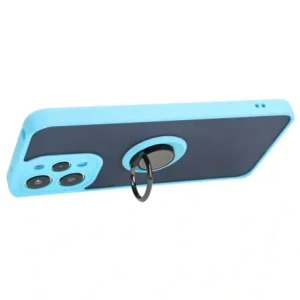 Hurtownia GSM - Bizon Case Hybrid Ring Xiaomi Redmi 12 rauchig mit einem hellblauen Rahmen - BIZ2448 - {ean13} - Hurt