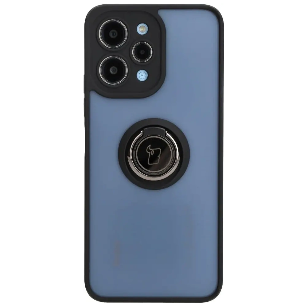 Hurtownia GSM - Bizon Case Hybrid Ring Xiaomi Redmi 12 rauchig mit einem schwarzen Rahmen - BIZ2449 - {ean13} - Hurt