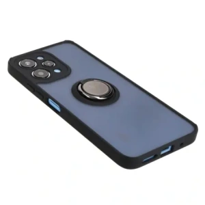 Hurtownia GSM - Bizon Case Hybrid Ring Xiaomi Redmi 12 fumuriu cu un cadru negru - BIZ2449 - {ean13} - Hurt