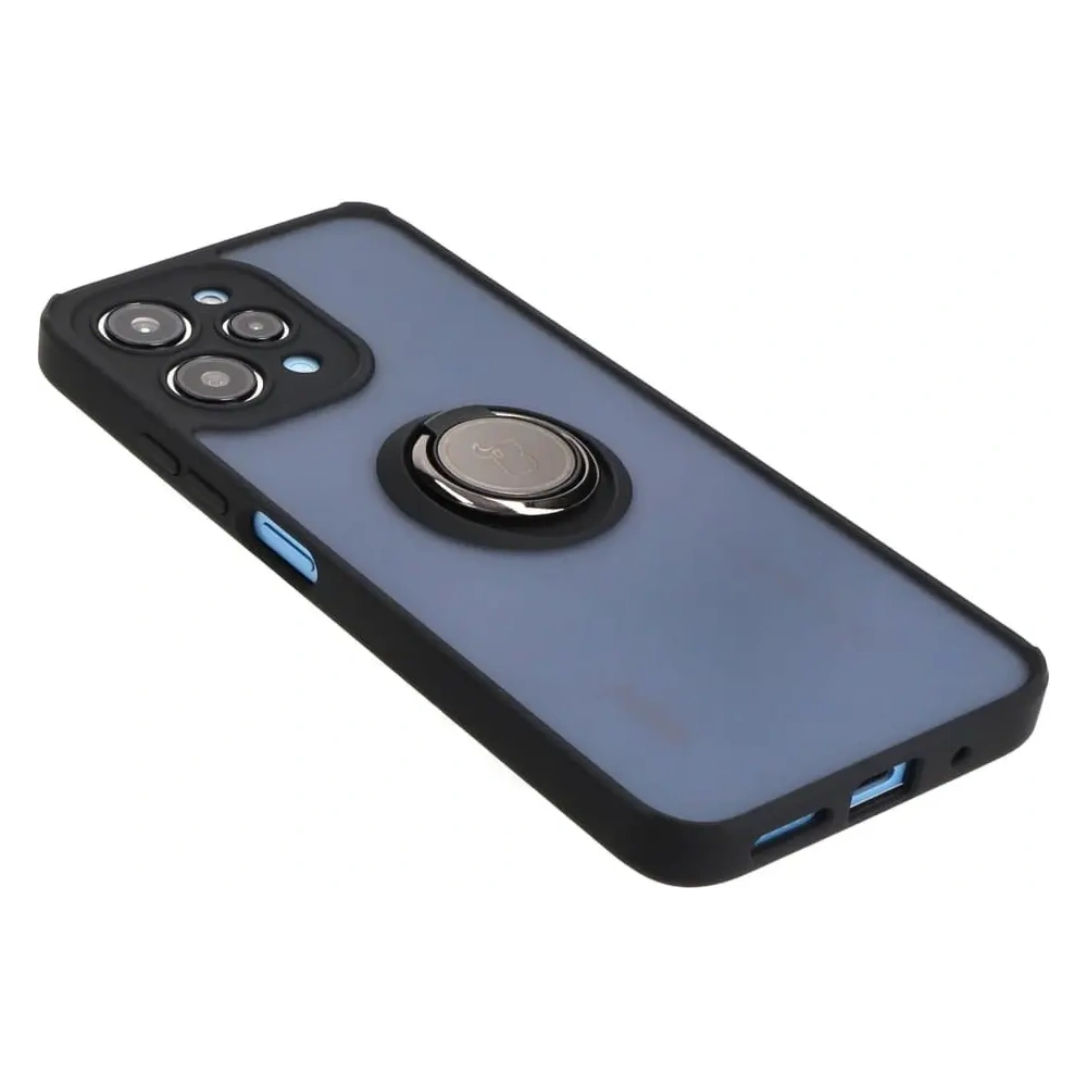 Hurtownia GSM - Bizon Case Hybrid Ring Xiaomi Redmi 12 rauchig mit einem schwarzen Rahmen - BIZ2449 - {ean13} - Hurt