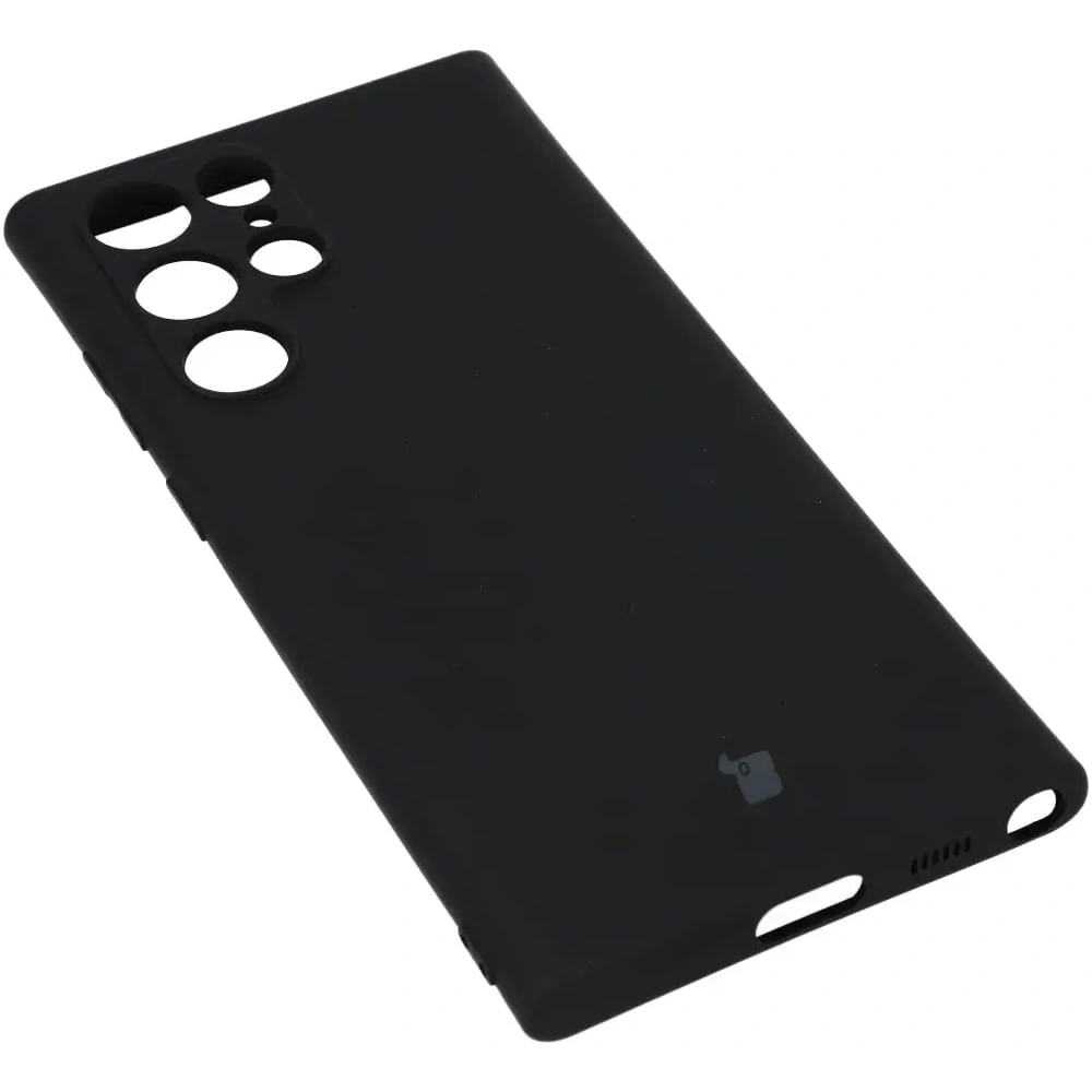 Hurtownia GSM - Etui Bizon Case Silicone do Samsung Galaxy S22 Ultra czarne - BIZ2450 - {ean13} - Hurt