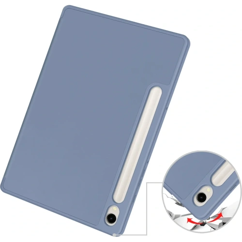 Etui Bizon Case Tab Lizard do Samsung Galaxy Tab S9 szare