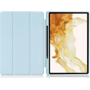 Hurtownia GSM - Etui Bizon Case Tab Lizard do Samsung Galaxy Tab S10 Plus /S9 Plus błękitne - BIZ2454 - {ean13} - Hurt