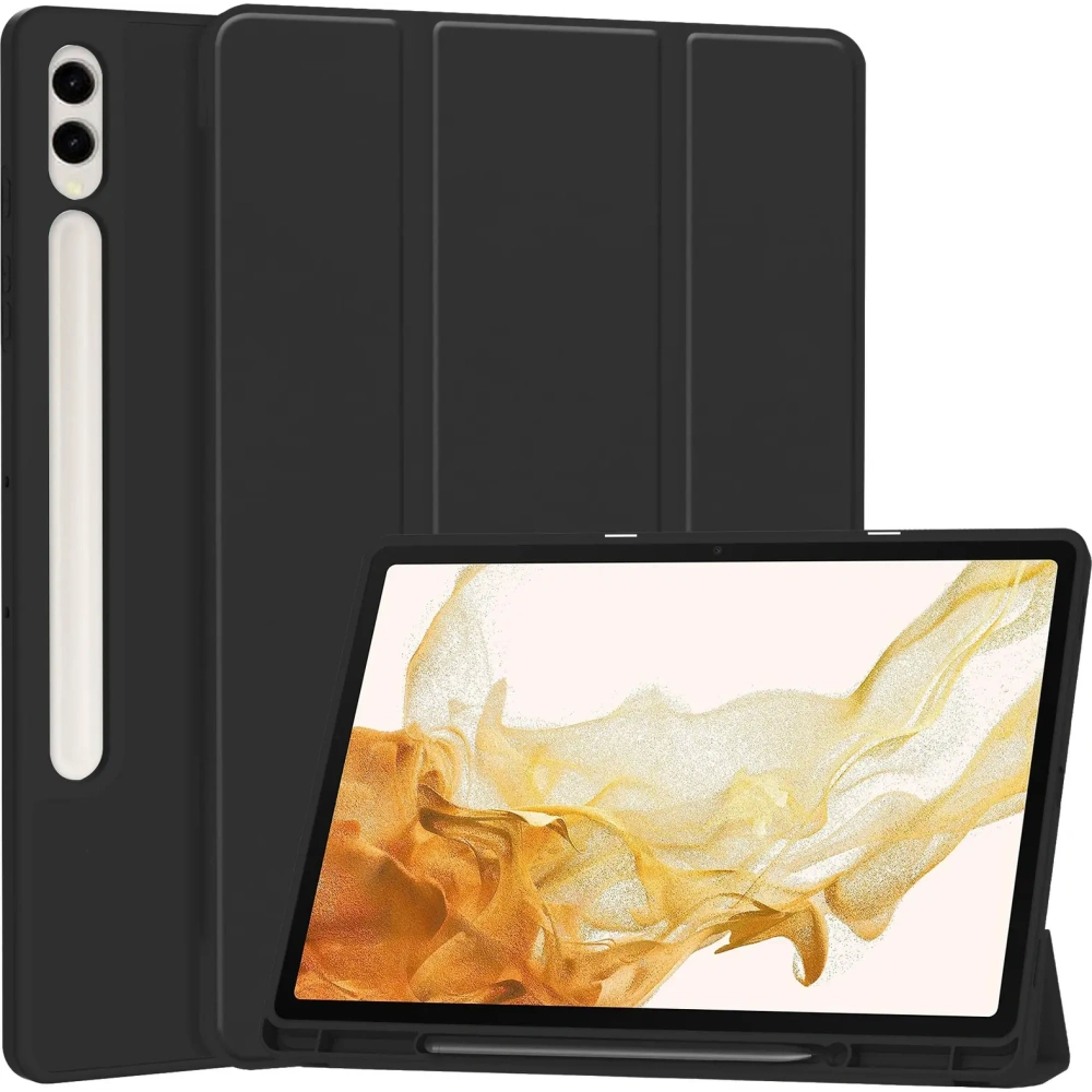 Hurtownia GSM - Etui Bizon Case Tab Lizard do Samsung Galaxy Tab S10 Plus / S9 Plus czarne - BIZ2455 - {ean13} - Hurt