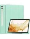 Etui Bizon Case Tab Lizard do Samsung Galaxy Tab S10 Plus / S9 Plus miętowe