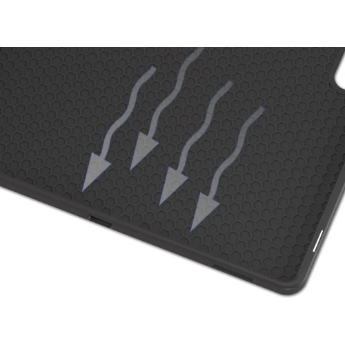 Etui Bizon Case Tab Lizard do Samsung Galaxy Tab S10 Ultra / S9 Ultra czarne