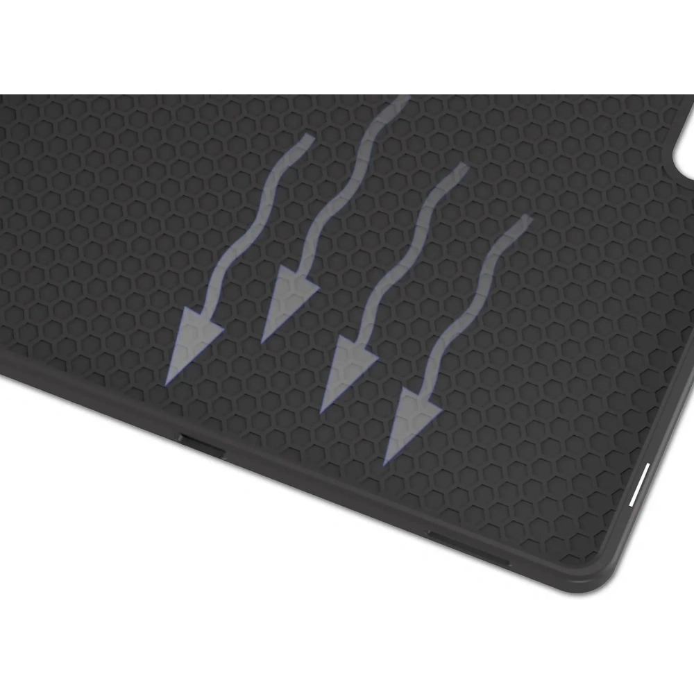 Hurtownia GSM - Etui Bizon Case Tab Lizard do Samsung Galaxy Tab S10 Ultra / S9 Ultra černé - BIZ2459 - {ean13} - Hurt