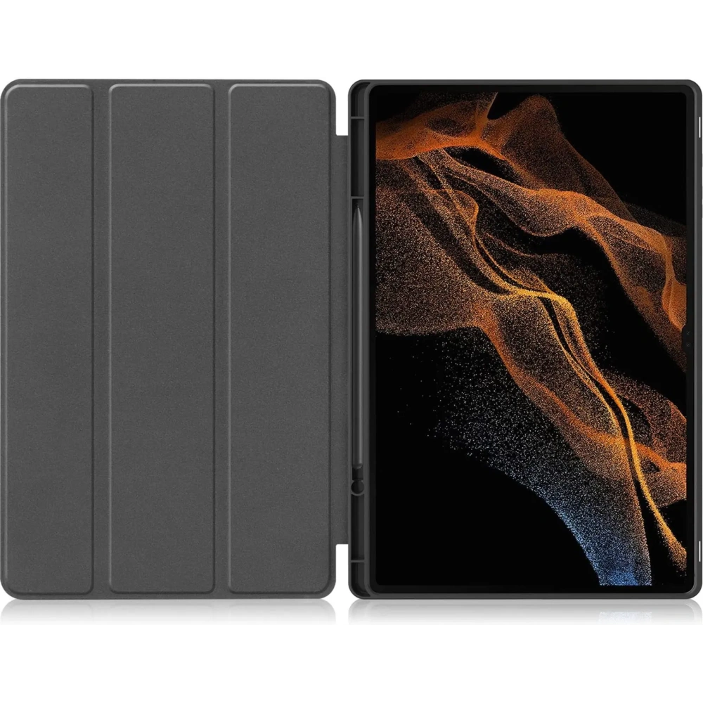 Hurtownia GSM - Etui Bizon Case Tab Lizard do Samsung Galaxy Tab S10 Ultra / S9 Ultra černé - BIZ2459 - {ean13} - Hurt