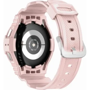 Hurtownia GSM - Bizon Strap + Case Uhr Aktion Samsung Galaxy Watch 4 / 5 44 mm hellrosa - BIZ2461 - {ean13} - Hurt