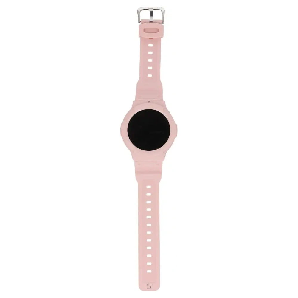 Hurtownia GSM - Bizon Strap + Carcasa Ceas Acțiune Samsung Galaxy Watch 4 / 5 44 mm roz deschis - BIZ2461 - {ean13} - Hurt
