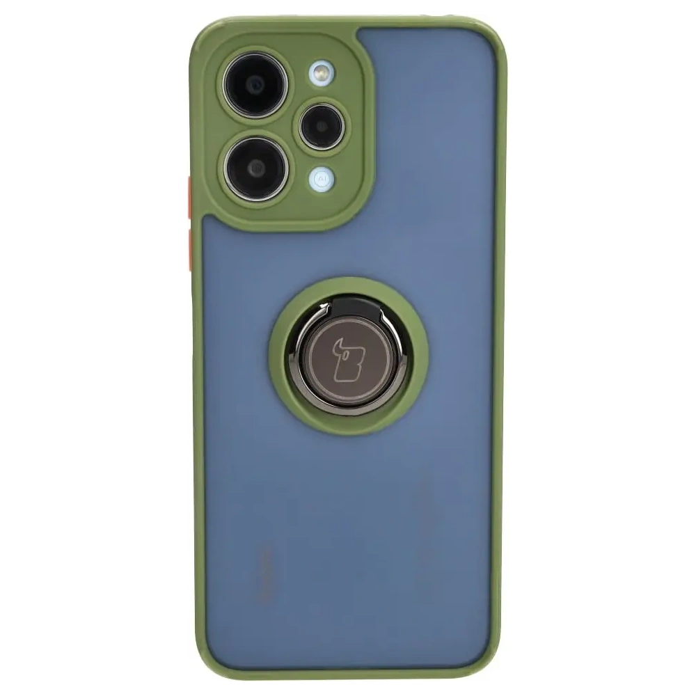 Hurtownia GSM - Bizon Case Hybrid Ring Xiaomi Redmi 12 füstös zöld kerettel - BIZ2464 - {ean13} - Hurt