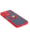 Hurtownia GSM - Bizon Case Hybrid Ring Xiaomi Redmi 12 rauchig mit einem roten Rahmen - BIZ2465 - {ean13} - Hurt